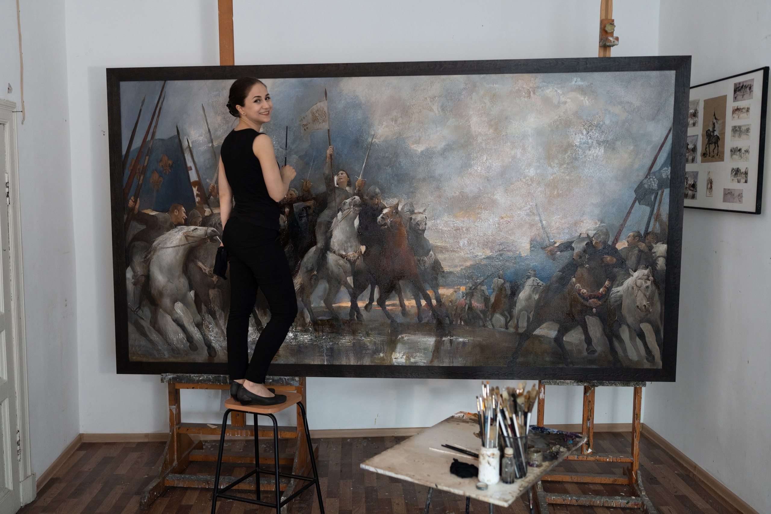 “Жанна д’Арк, холст, масло